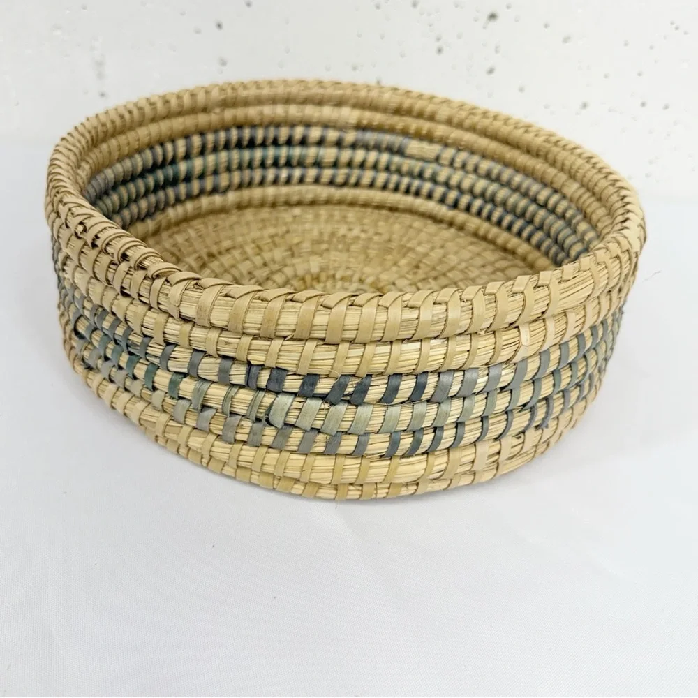 Unbranded Bohemian Off White Macrame Plant Hanger and 10 Inch Basket - Picture 7 of 17